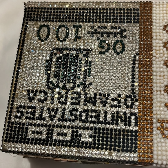 Crystal Embellished Money Clutch - Picture 10 of 17